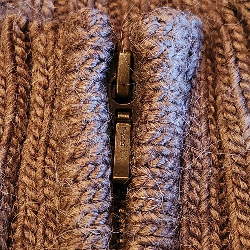 CAbi Alpaca Wool Blend Faux Fur Sweater Vest Sz S | Style 167 - Picture 8 of 13